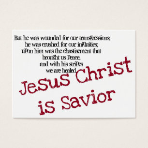 O Jesus Cristo é salvador (o intervalo)