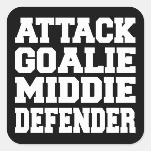 O jogador do Lacrosse posiciona a etiqueta