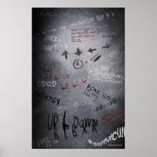 O jogo de vídeo engana o poster - código da frau