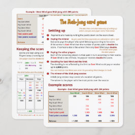 O jogo do cartão Mah-Jong - se instalando