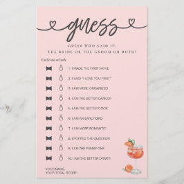 O Jogo Do chá de panela Disse Que Disse Adivinhe A