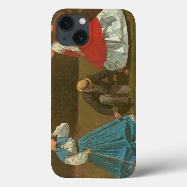 O jogo do croquet, 1866 (óleo em canvas) (Verso)