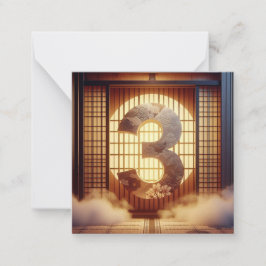 O jogo numérico - O cartão de 3