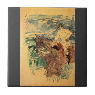 O jóquei 3 por Toulouse-Lautrec