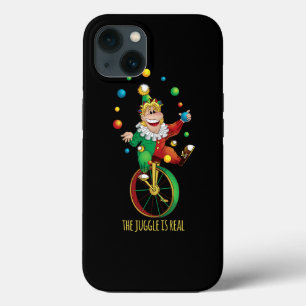 O Juggle é um verdadeiro circo palhaço malabarizan