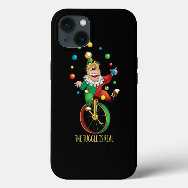 O Juggle é um verdadeiro circo palhaço malabarizan (Verso)