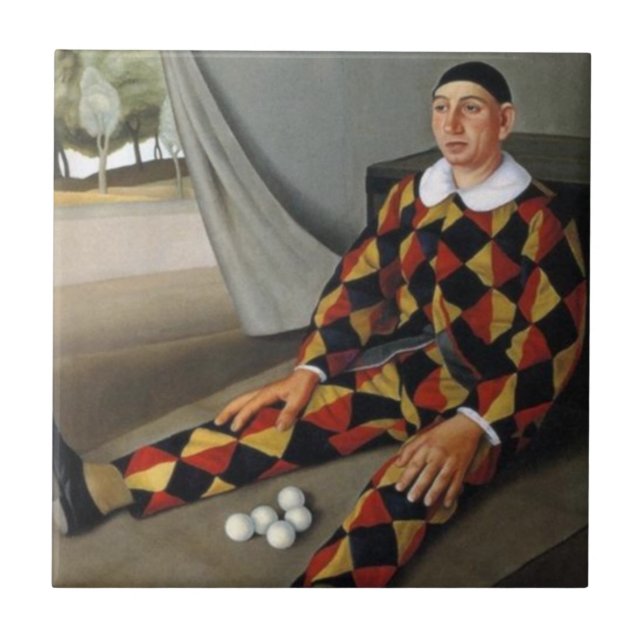 O Juggler (por Antonio Donghi) (Frente)