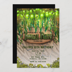 O JUNGLE PARTITY Sai e abre convites para impressã