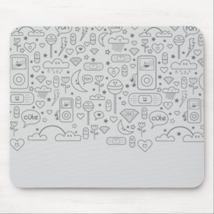 o kawaii é mousepad do divertimento