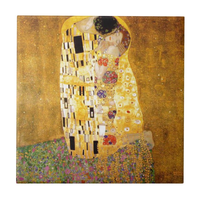 O Kiss Gustav Klimt (Frente)