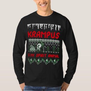 O Krampus É O Meu Suéter De Natal Feio De Animal E