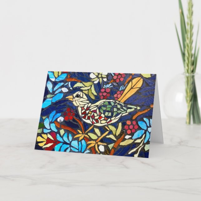 "O ladrão de framboesas" - Cartões de agradeciment (Frente)