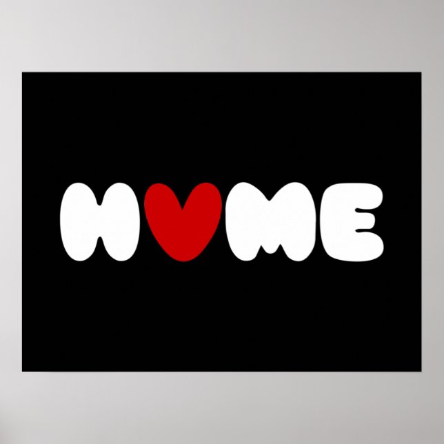 O Lar É Onde O Coração É Poster (Frente)