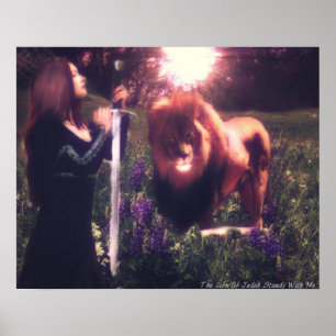 O leão de Judah está comigo o poster