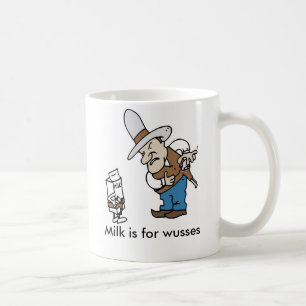 O leite de John Wayne é para a caneca dos wusses