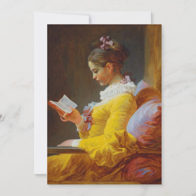O leitor de Jean-Honore Fragonard (Frente)