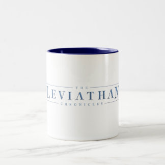 O Leviathan cronica a caneca do logotipo