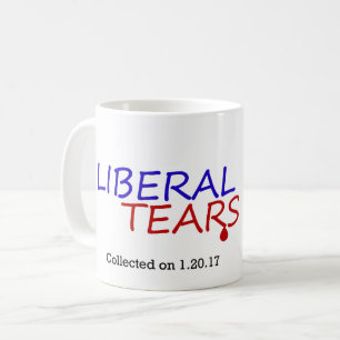 O liberal rasga a caneca de café