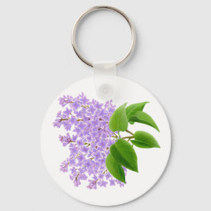 O Lilac do primavera floresce o chaveiro