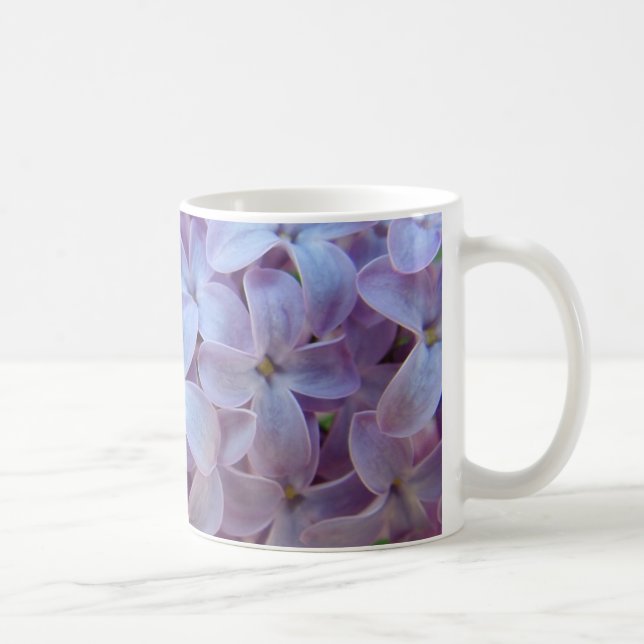 O Lilac floresce caneca (Direita)