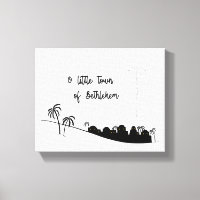 O Little Town of Bethlehem Canvas Art