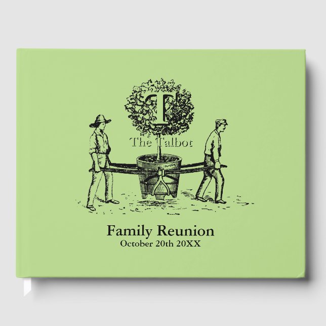 O Livro de Convidados Personalizados da Reunião da (Frente)