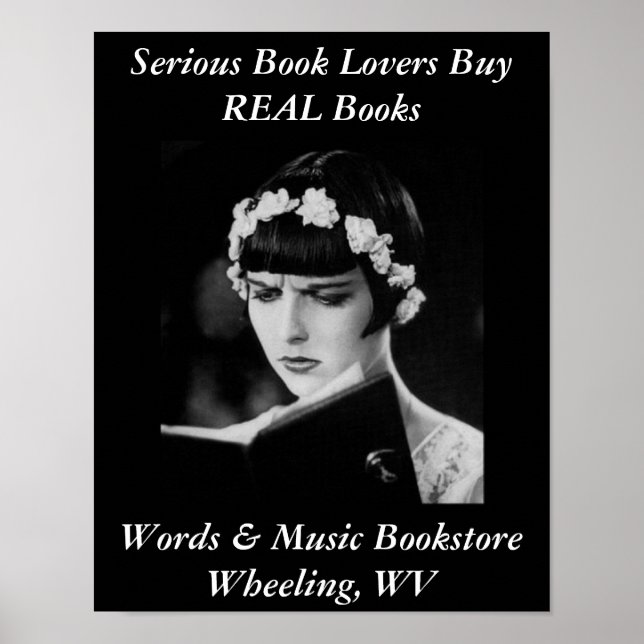 O livro de poster amante a livraria, enquanto o WV (Frente)