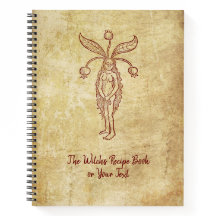 O livro de receitas da bruxa com Mandrake