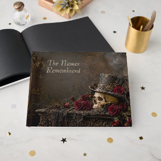 O Livro de Visitas Gótico de Halloween dos Nomes L