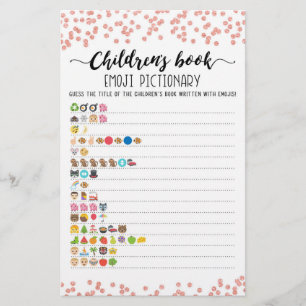 O Livro Infantil Emoji Pictionary with Answers gam