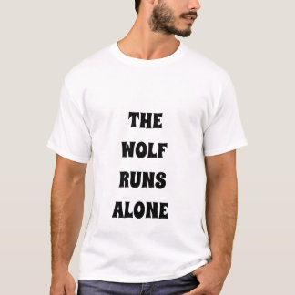O Lobo Corre Sozinho Na Camisa Real Sigma