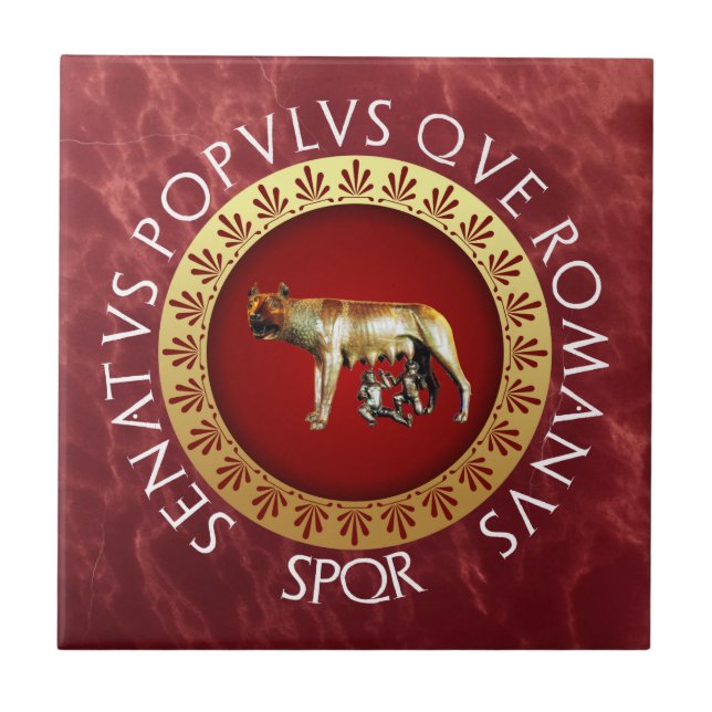 O lobo romano de Capitoline (Frente)