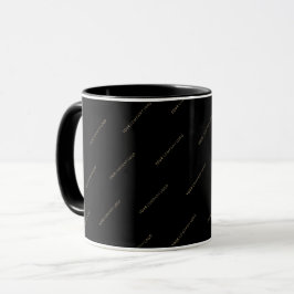 o logotipo da sua empresa personalizou a caneca de