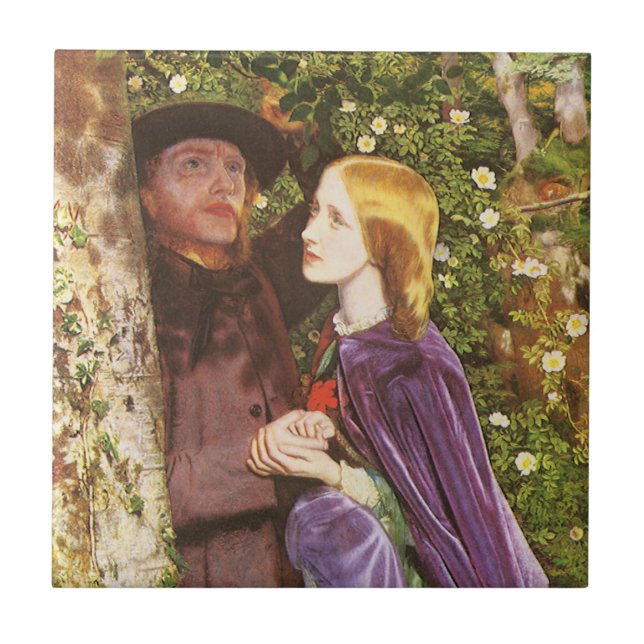 O longo Noivado de Arthur Hughes, Vintage Art (Frente)