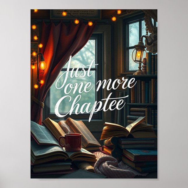 O Lover do Livro - Lendo o Poster do Canto (Frente)