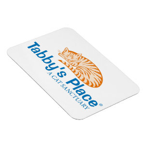 O lugar do gato malhado - 3" x 4" ímã