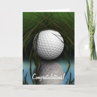 "O LUGAR ESCONDIDO" Cartões de saudação de Golfer