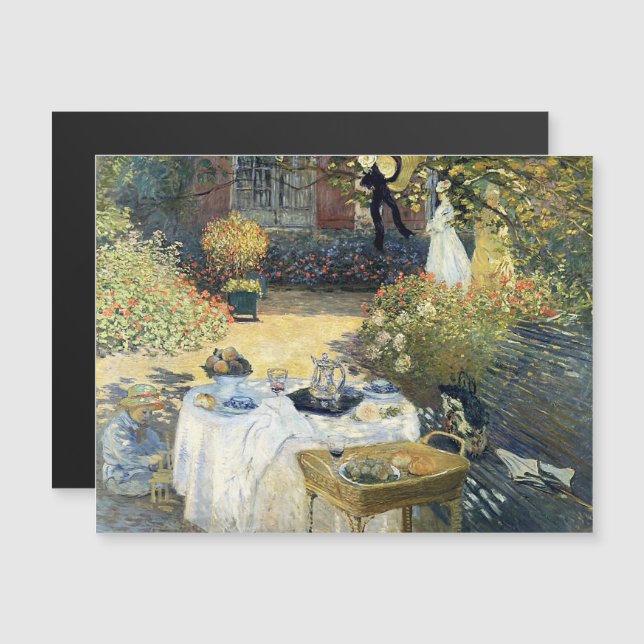 O Luncheon Claude Monet (Frente/Verso)