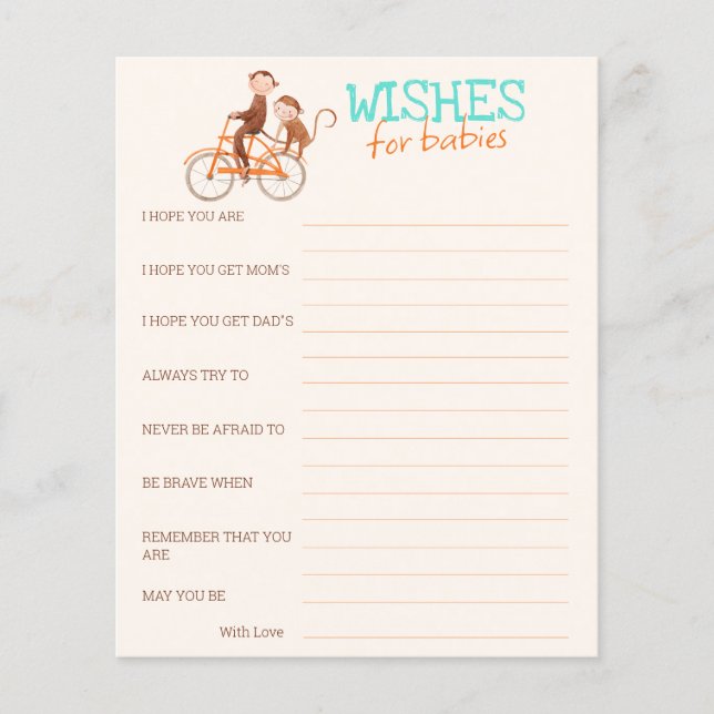 O Macaco Cortante Gêmeo com Chá de fraldas Duplo P (Frente)