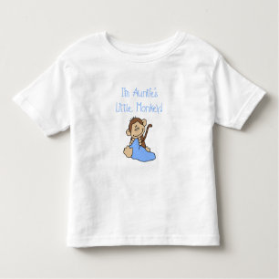 O Macaco do Auntie - camiseta e presentes azuis