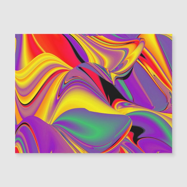 O Magia das Cores Cartão Magnético (Frente)