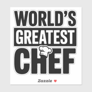 O maior adesivo em negrito do Chef do mundo