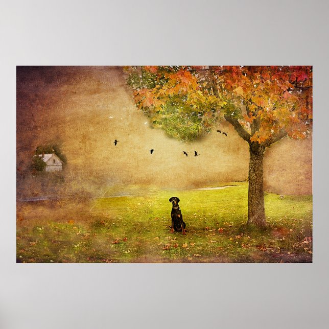 O maior coração - Poster para amantes de cães (Frente)