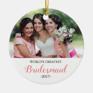 O maior Enfeites de natal de Bridesmaid do mundo