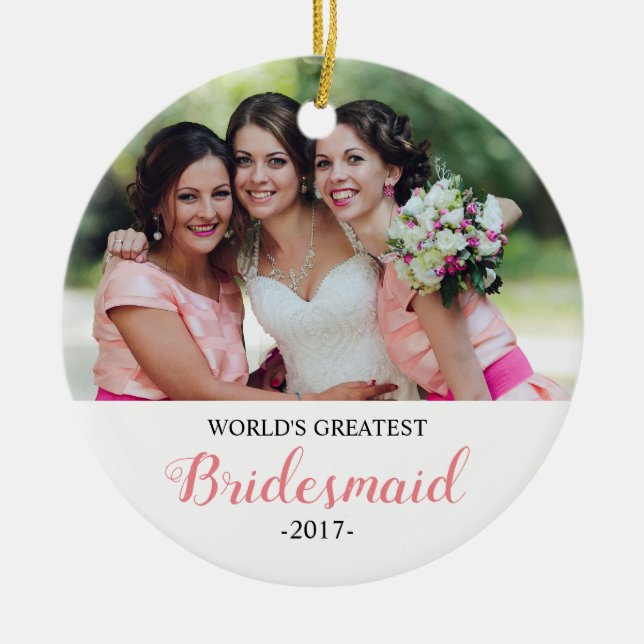 O maior Enfeites de natal de Bridesmaid do mundo (Frente)