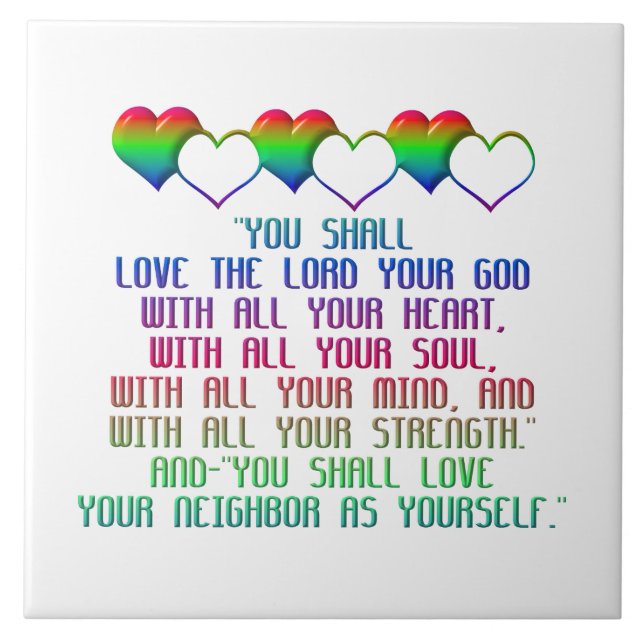 O maior mandamento (Frente)