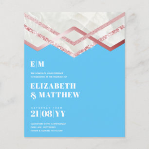 O mais baixo orçamento de casamento FLYER Convide