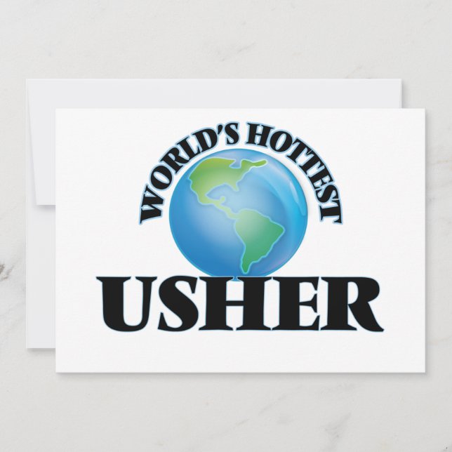 O mais quente usher do mundo (Frente)