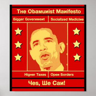 O Manifesto Obamunista Poster