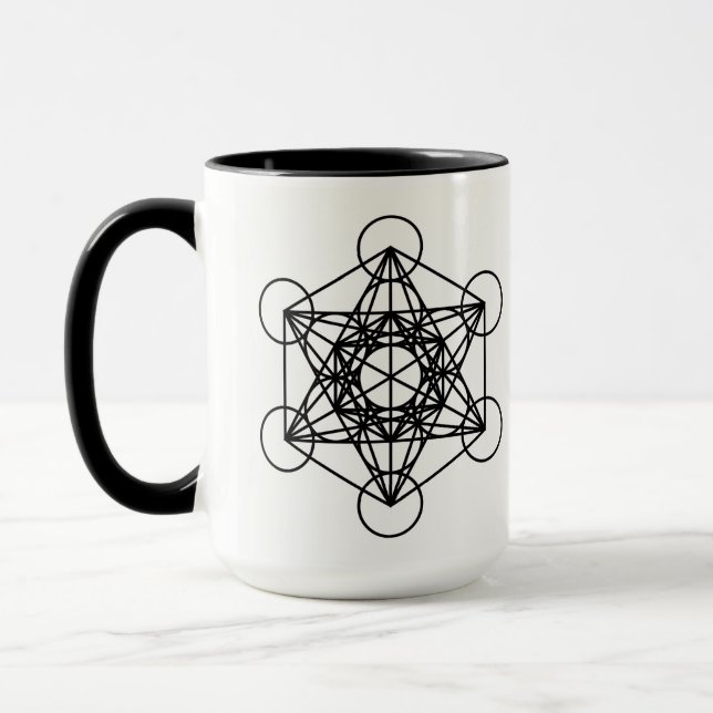 O mapa da criação 15 onças. Caneca (Esquerda)